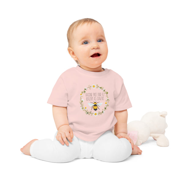 Organic Healthy As Can Bee Baby T-shirt