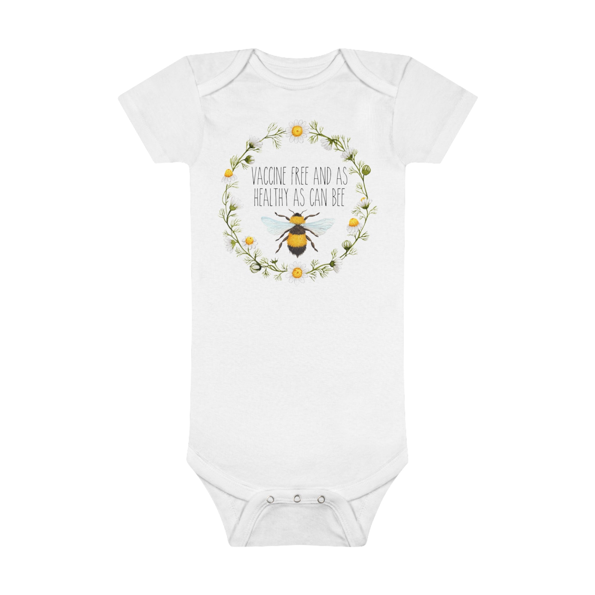 Healthy As Can Bee Onesie® Organic Baby Bodysuit