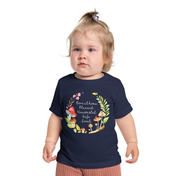 Baby Short Sleeve Unassisted Mushroom T-Shirt