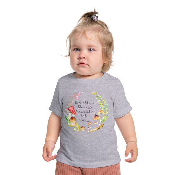 Baby Short Sleeve Unassisted Mushroom T-Shirt