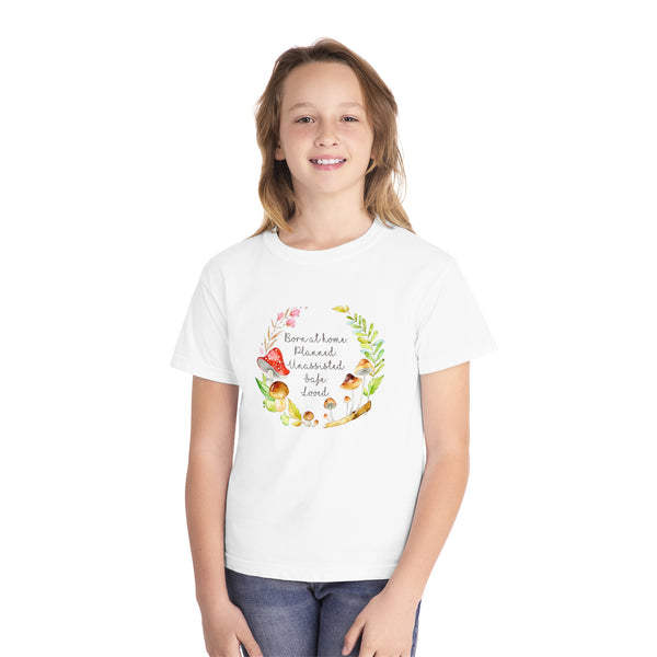 Unassisted Mushroom Youth Midweight Tee