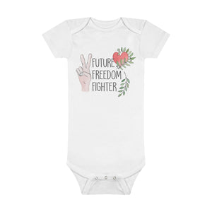 Future Freedom Fighter Onesie® Organic Baby Bodysuit