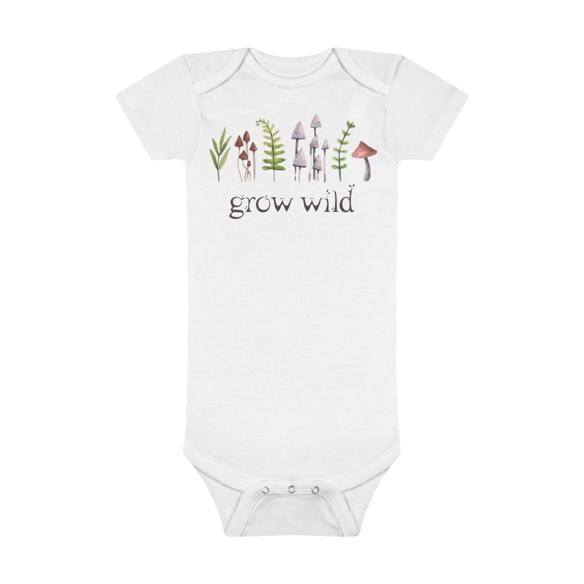 Grow Wild Onesie® Organic Baby Bodysuit