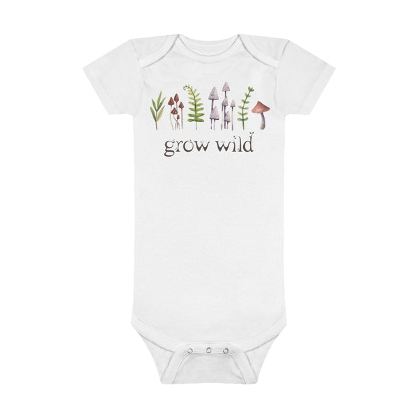 Grow Wild Onesie® Organic Baby Bodysuit