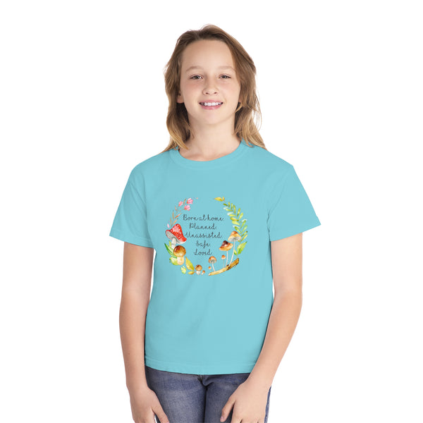 Unassisted Mushroom Youth Midweight Tee