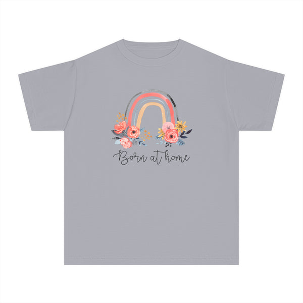 Born at Home Floral Youth Midweight Tee