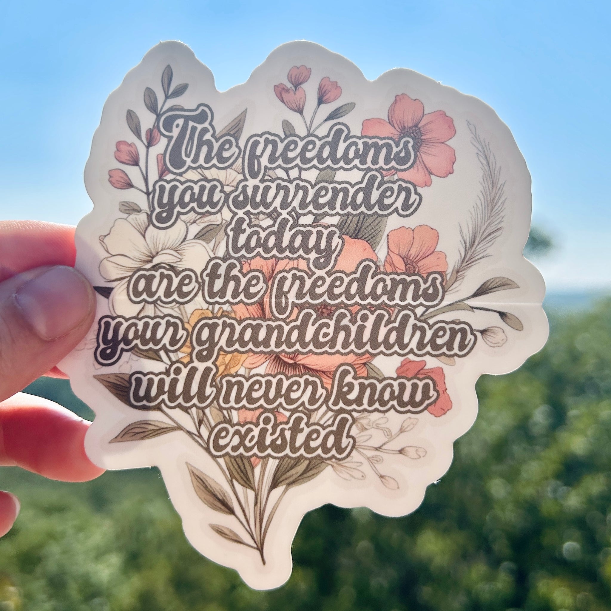 Freedoms Sticker