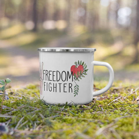 Freedom Fighter Enamel Mug