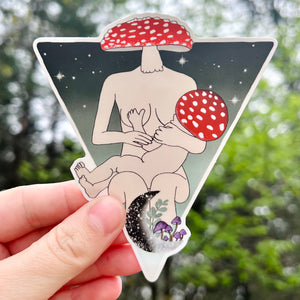 Breastfeeding Mushroom Sticker