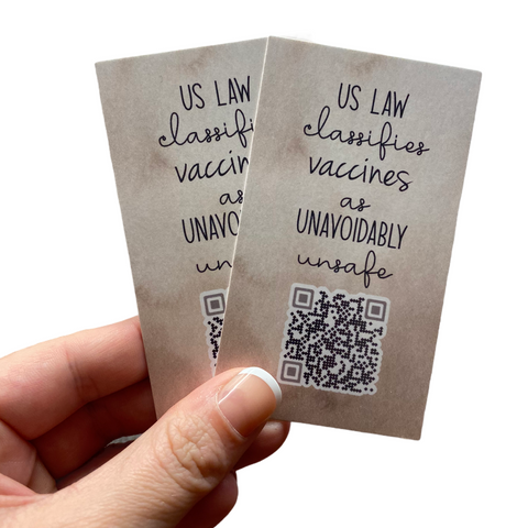 Unavoidably unsafe QR cards