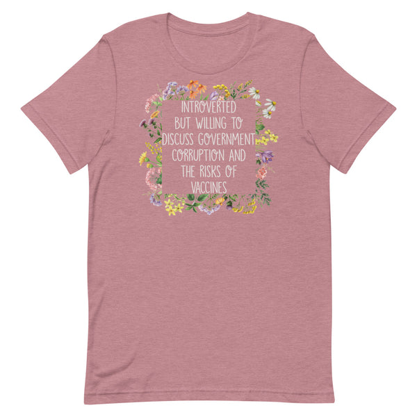 Introvert Floral Unisex T-Shirt