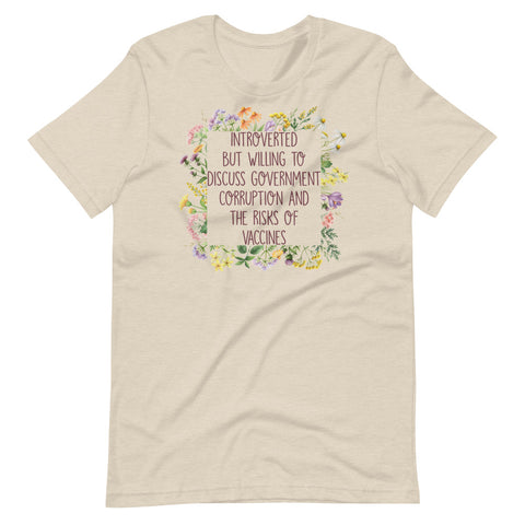 Introvert Floral Unisex T-Shirt