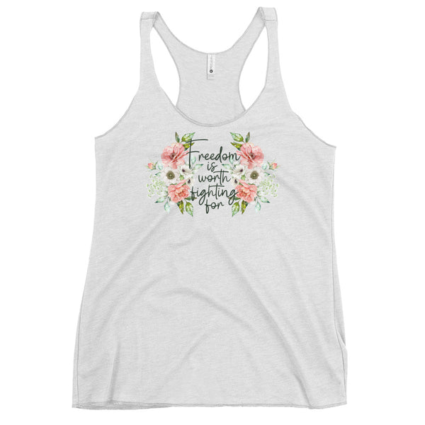 Freedom Floral Women's Tank Top
