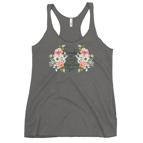Freedom Floral Women's Tank Top