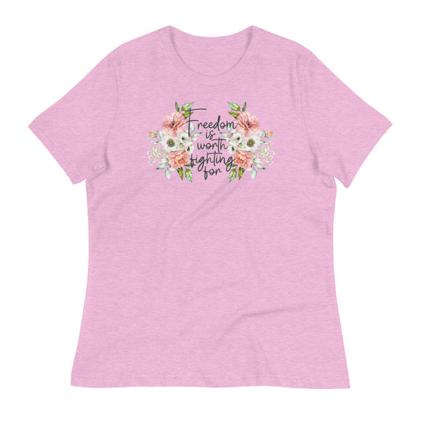 Women's Relaxed Floral Freedom T-Shirt